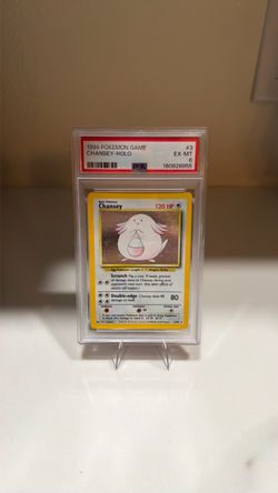 1999 Pokemon Base Set Chansey #3 Holo PSA 6 EX-MT WOTC