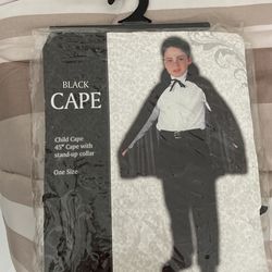 Black Child Cap Halloween Costume