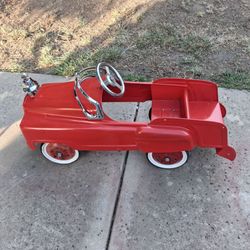 1950's Murray pedal car with all the chrome.