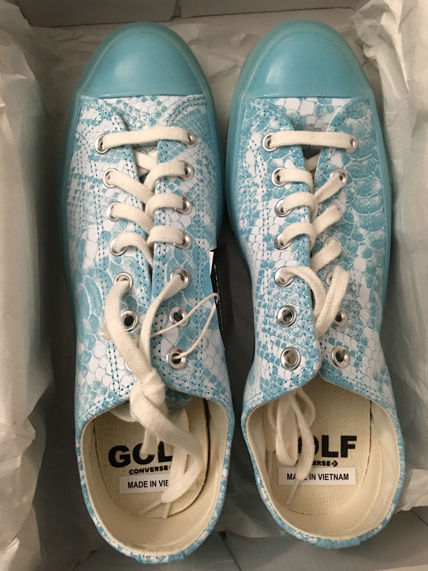 Converse X Golf Wang Chuck 70 Python Blue Size US10