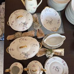 A Vintage set of Haviland Limoges dish set