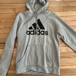 Adidas Grey hoodie  Size Medium Men’s