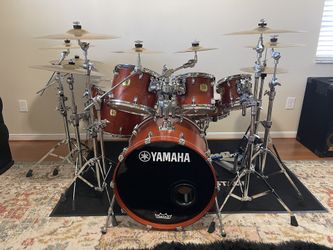 Yamaha Oak Custom 7-Piece Drums Made In Japan!! Please Read Description!!