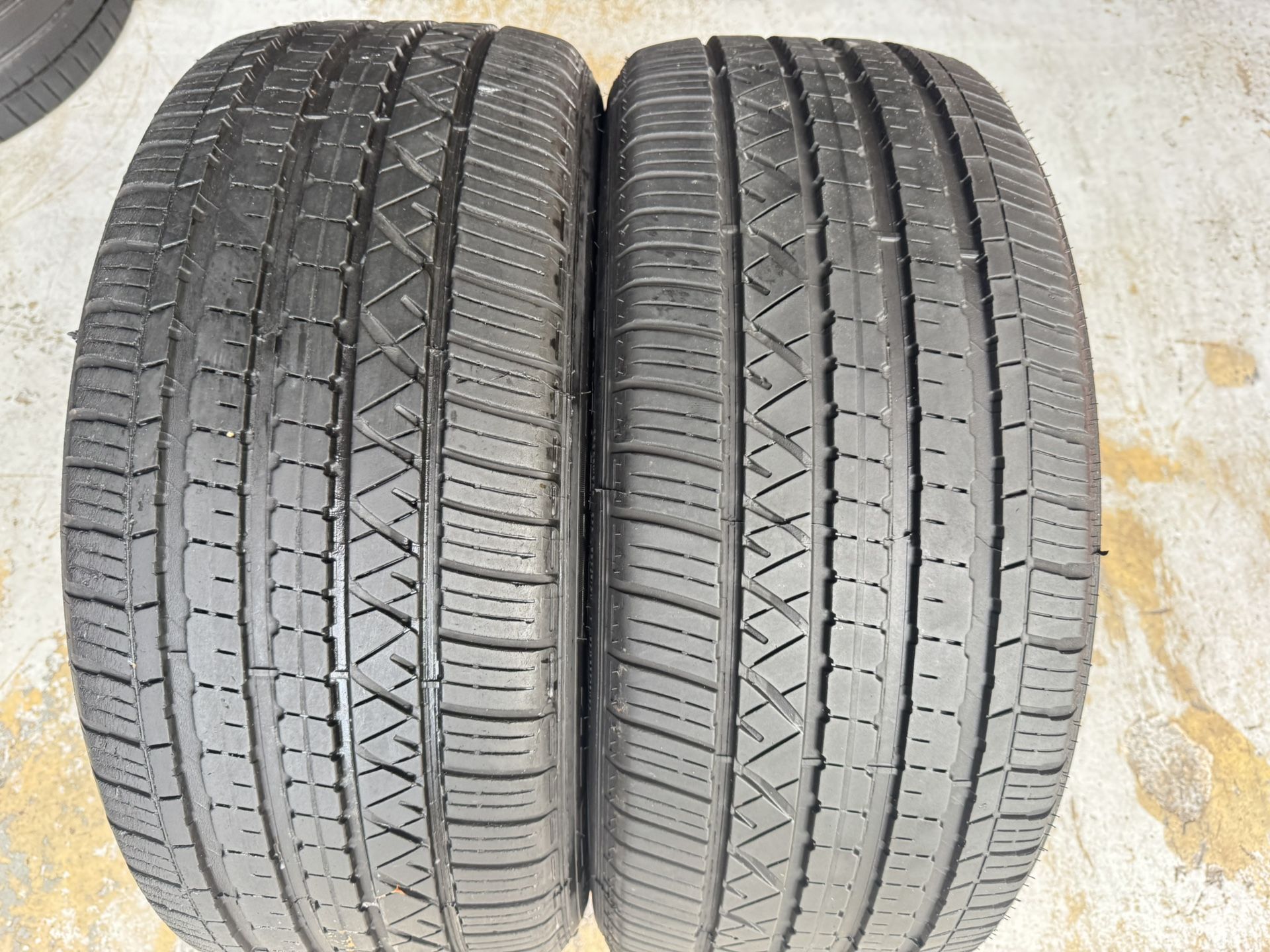 Two Premium Tires 255/50/19 Dunlop Grandtrek With 75% Left Good Deal Both 