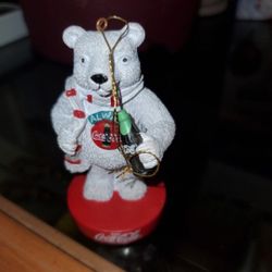 Coke Always Polar Bear Christmas Ornament