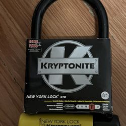 KRYPTONITE New York standard Heavy Duty U-Lock Steel BIKE LOCK w/keys New !!
