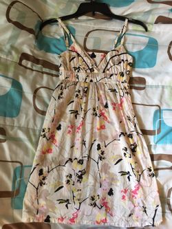 Deep v, mini summer dress - H&M size 2
