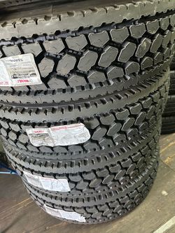 295/75/22.5 traction new tires