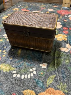 Wicker Storage Chest