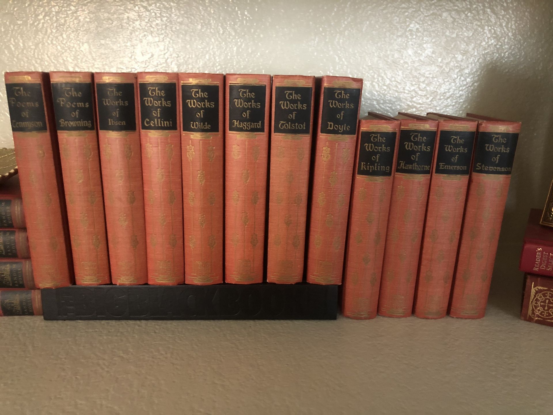 The complete works series. Hard cover books. Excellent condition. Rare