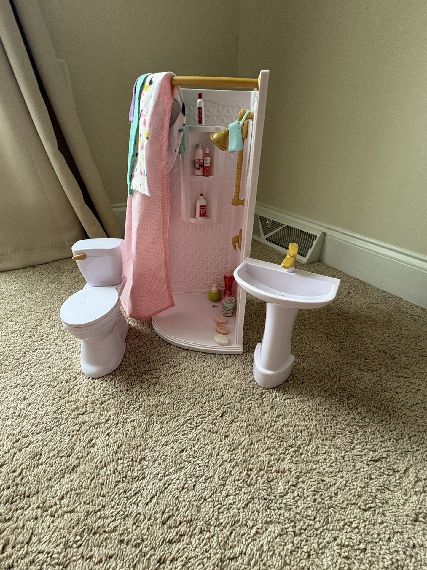 Our Generation Doll Bathroom Set