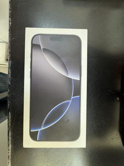 Brand New Sealed Iphone 16 Pro Max 256 Gb At&t
