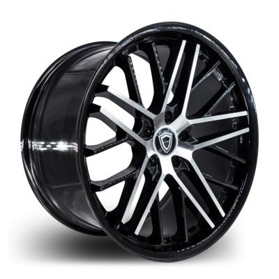 Capri C0104 Gloss Black Machined Wheels Rims