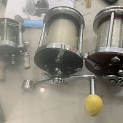 3 Reels Total.  2 Penn Senators And Pflueger Summit Reel.    Vintage Collector Alert