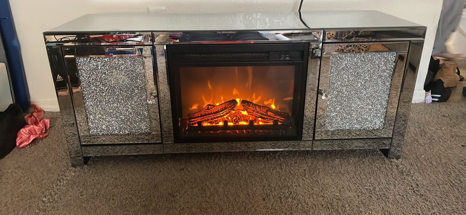 Mirror Electric Tv/Fireplace 