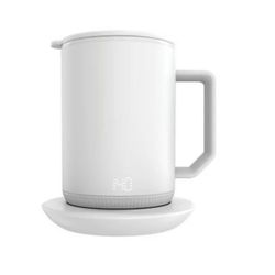 IonMug & Charging Coaster - 12oz. Stainless Steel Self Heating Coffee Mug With Lid 