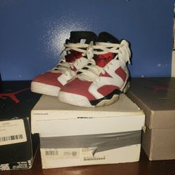 Jordan 6 Carmine Size 10 