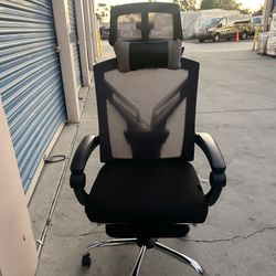 HBADA Mesh Executive Office Chair – Reclining w/ Footrest