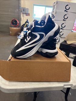 Size 8- Nike Giannis Immortality 3 Black And White