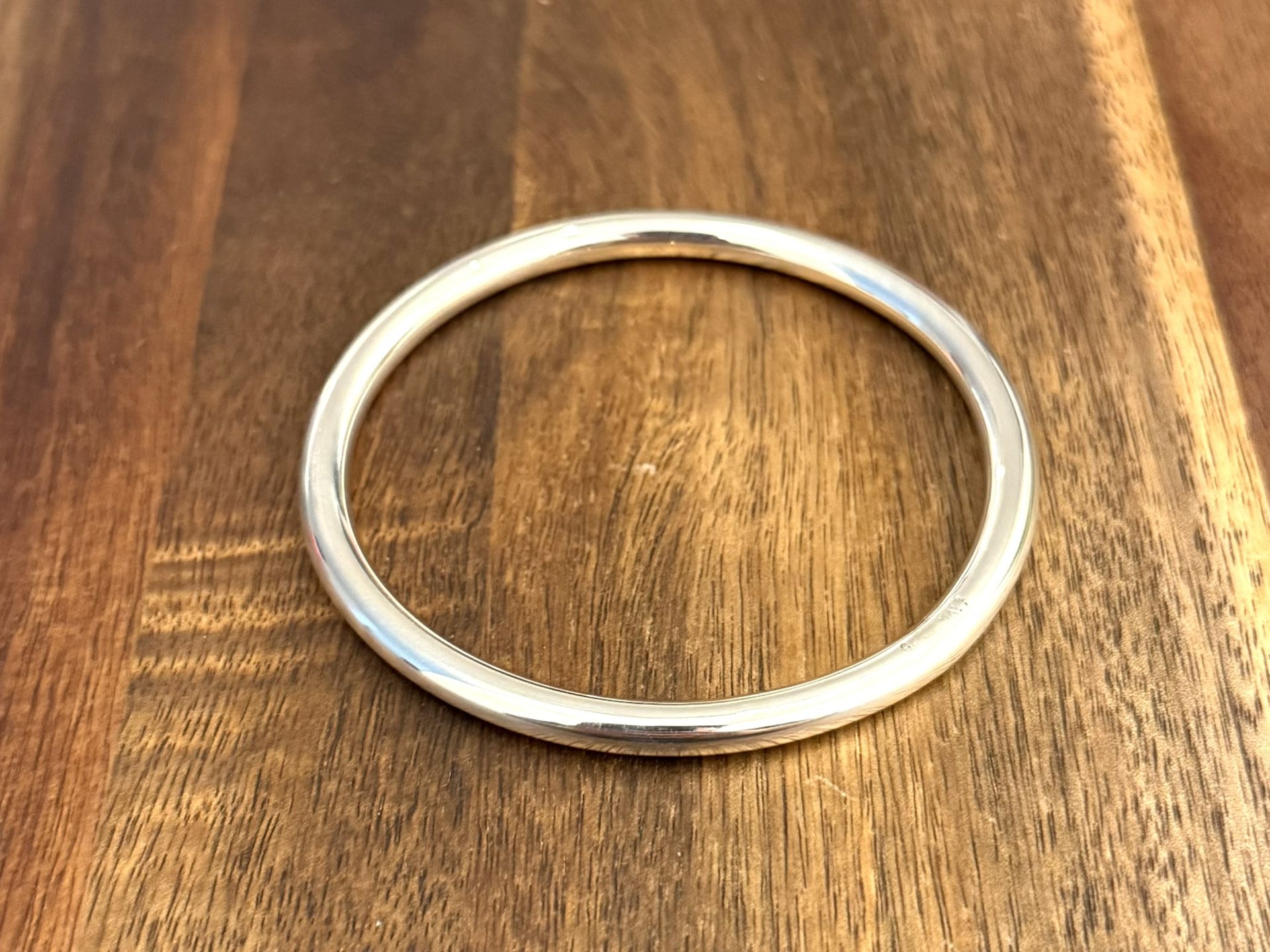 Sterling Silver Bangle Bracelet –.925 Stamped – NEW 💎