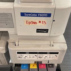 Epson Surecolor F6070 Sublimation Printer Sold For Parts