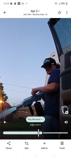 Flame thrower/touch