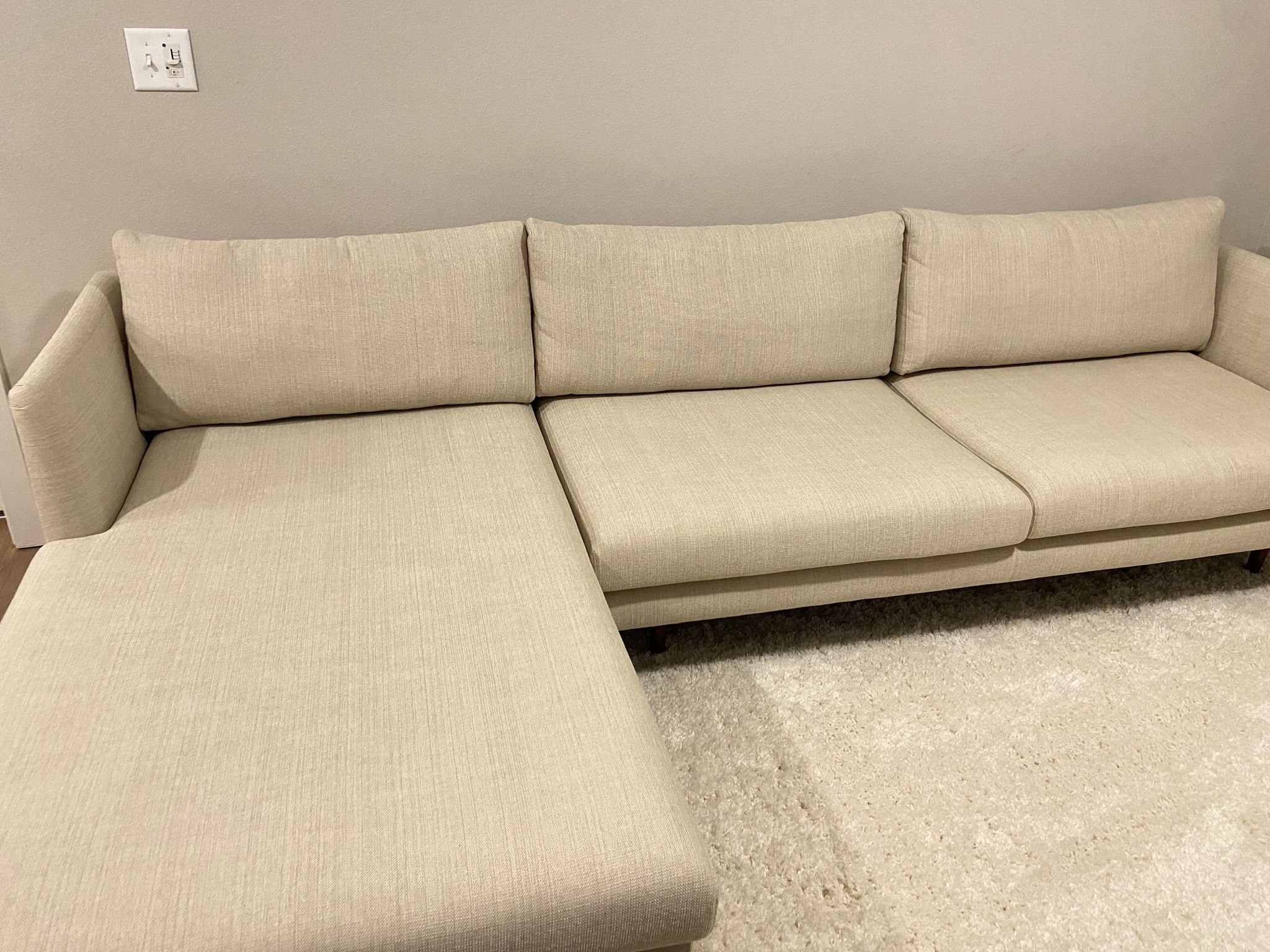 Sofa - Upholstered Chaise L-Sectional