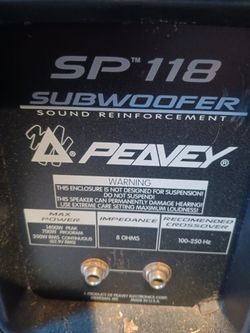 Peavey Subwoofer (Huge)