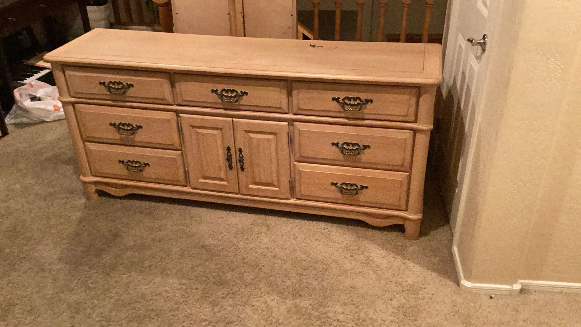 Dresser With Mirror And Nightstand