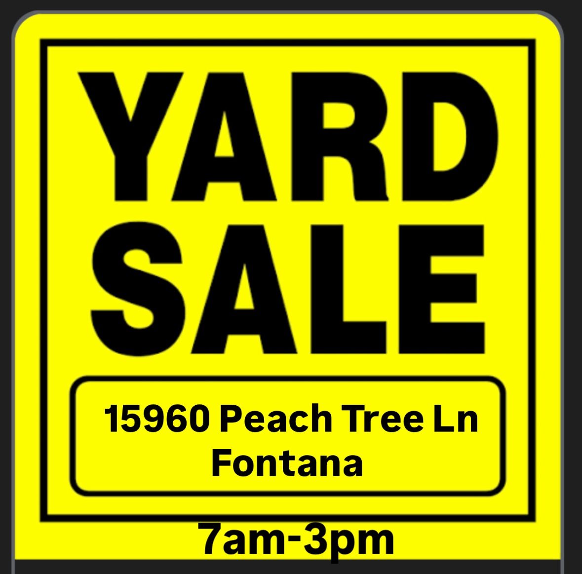 Yard Sale