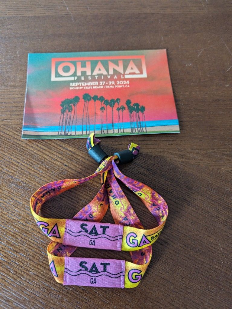 2 Tickets For Saturday Ohana Fest