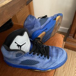 Blue Nike Jordan’s 