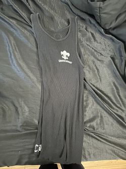 chrome hearts ribbed tank