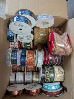Box of ribbons