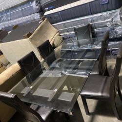 Dining Table With 6 Chairs 