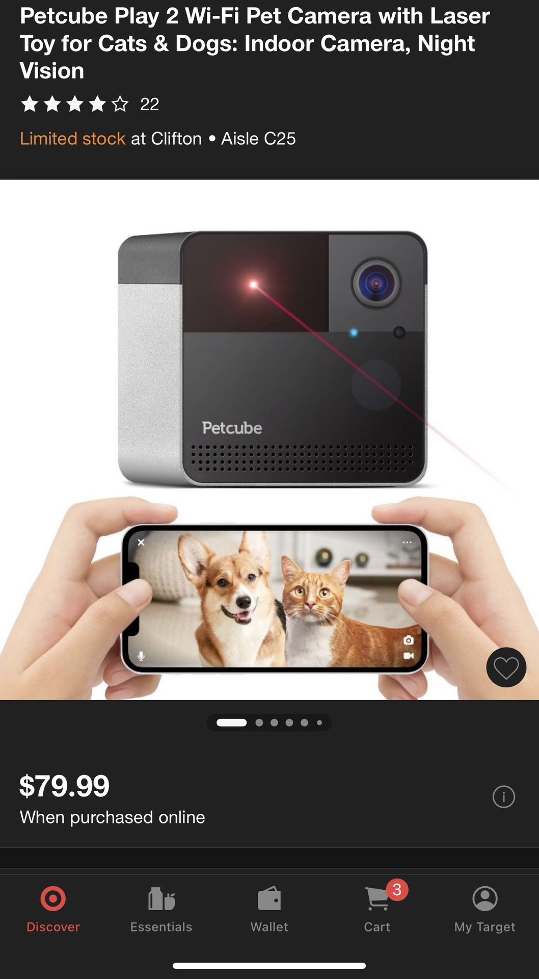 Petcube Play 2 Wi-Fi Pet Camera