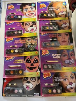 Lot of 10 kids face painting kits