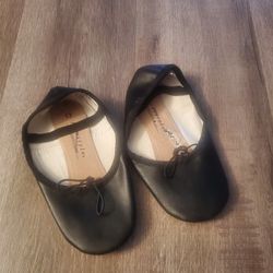 Little Girl's Black Ballet Shoes