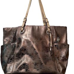 Michael Kors Metallic Tote/ Handbag/ Purse