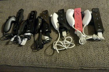 Nintendo Wiimotes with Joysticks