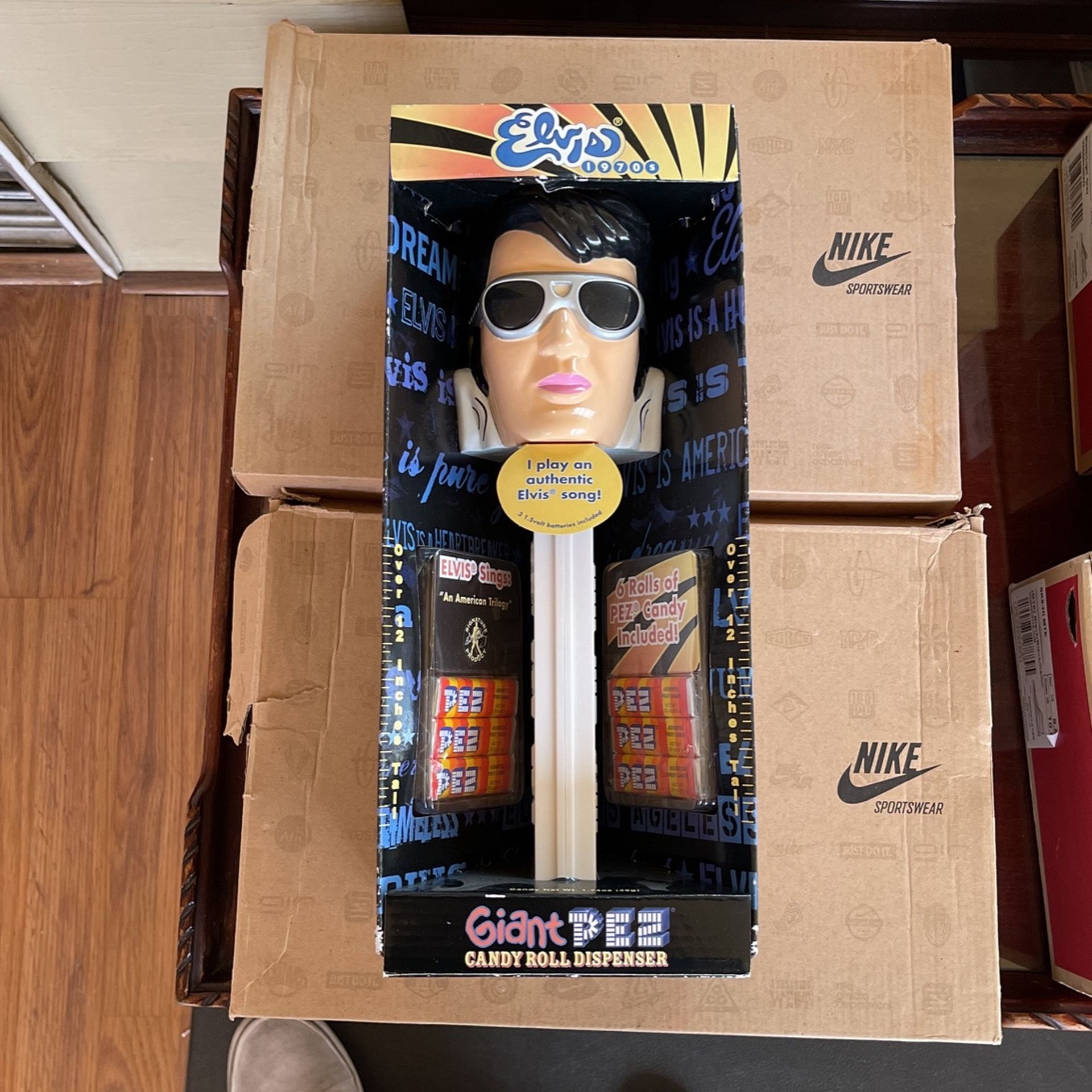 Giant Musical Elvis Pez Dispenser Never Opened