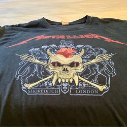 Metallica London 2017 Concert T-Shirt Size Large