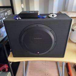 12”in ROCKFORD FOSGATE PUNCH P-300 Puls AMP With Bass Control Knob