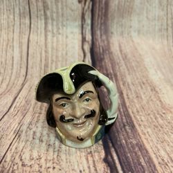 Royal Doulton Toby Jug "Capt Henry Morgan" 2.5” 1957 D6510