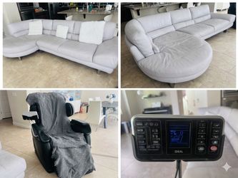 🔥 FREE iDEAL Massage Chair with purchase of Modern Sectional Sofa for $40! 🔥