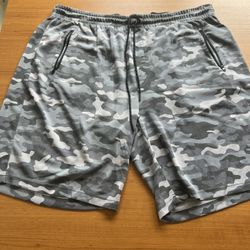 Grey Camo Men’s Shorts