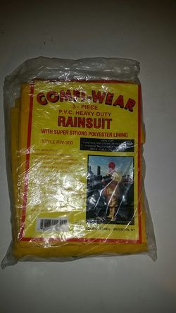 Heavy duty 4X rain suit
