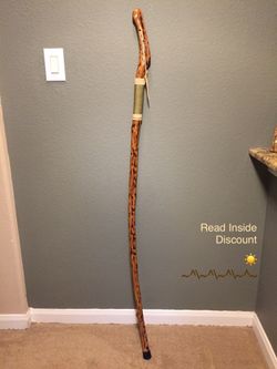 Hiking Stick - Staff Size (With Cordage Secondary Grip)