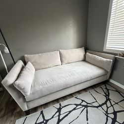 Crate & Barrel Beige Lounge Sofa – Excellent Condition!