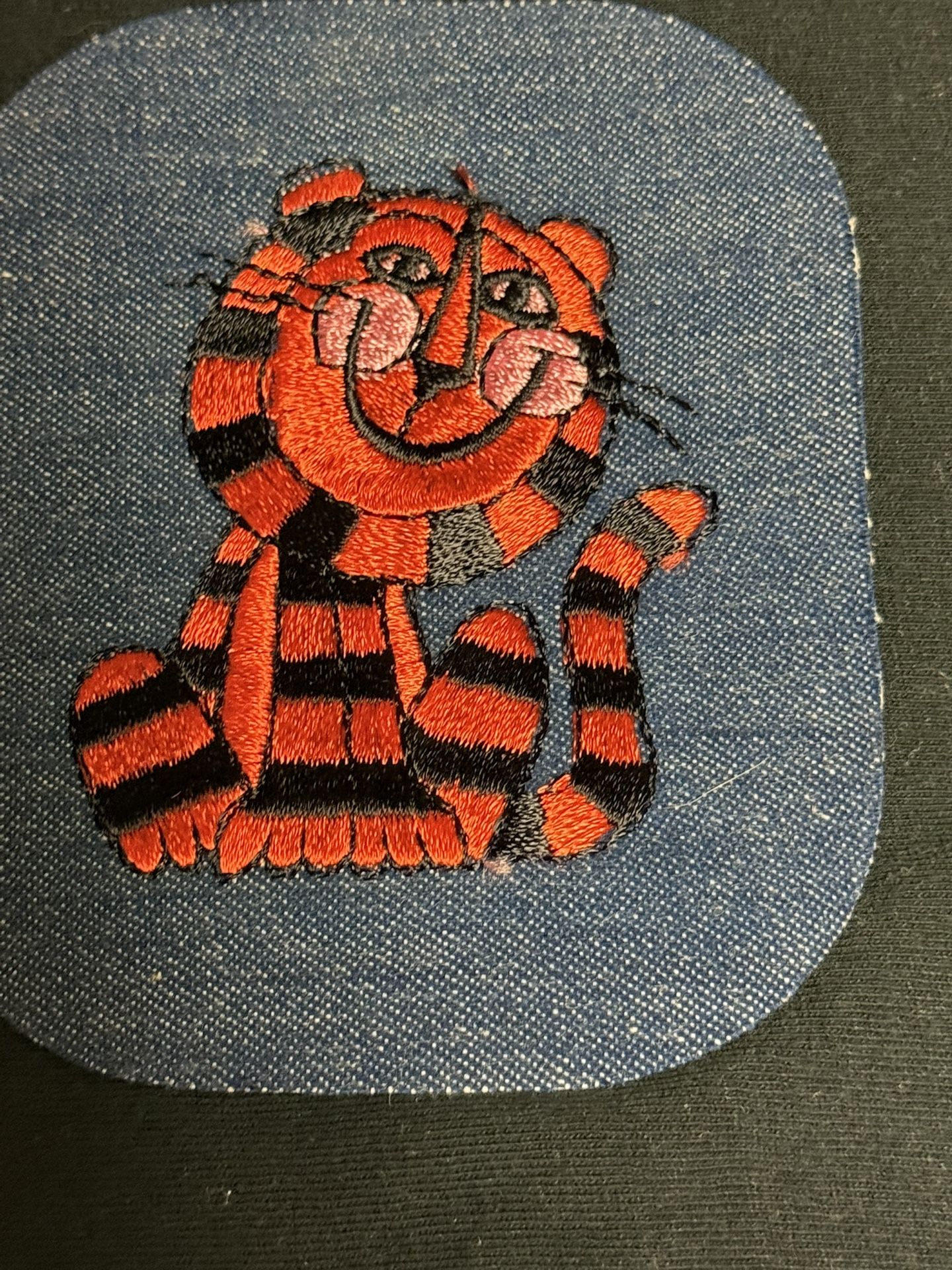 New Old Stock Vantage 1971 Denim Iron On Patches Bondex, Tiger, And Ladybug